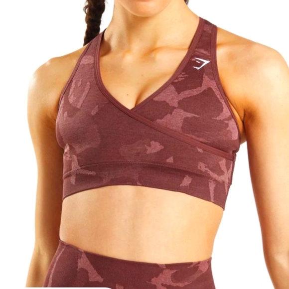 Gymshark Camo Seamless Sports Bra - Picture 1 of 3